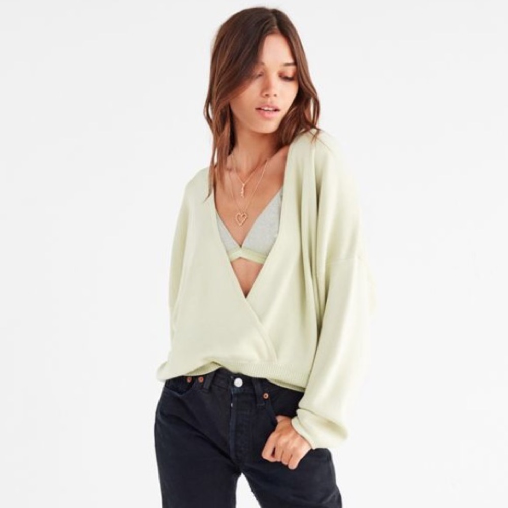 Urban Outfitters Erin Surplice Sweater